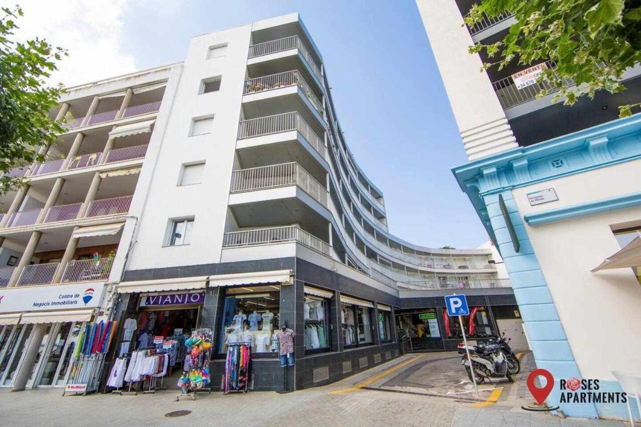 Roses Apartments Ocean 2 Habitaciones Vista Mar Lateral Luaran gambar