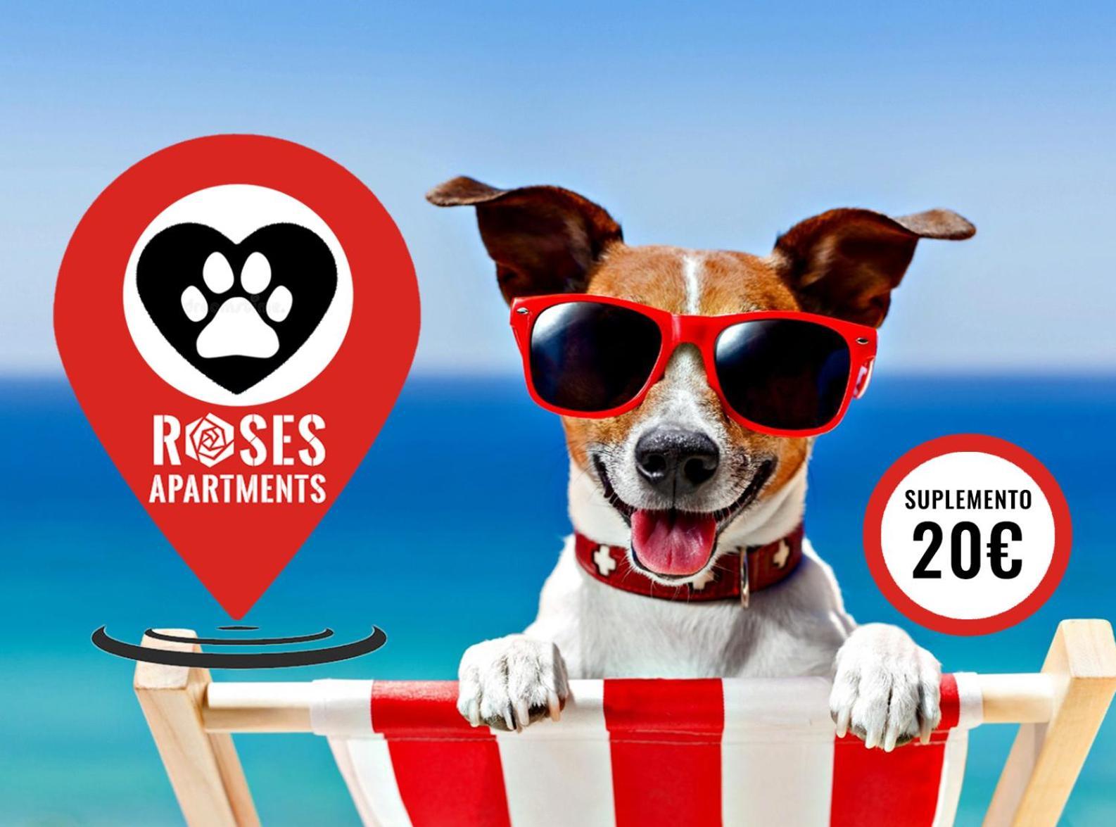 Roses Apartments Ocean 2 Habitaciones Vista Mar Lateral Luaran gambar